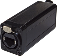 Bild von DMX-CAT5-F | In-line DMX-Adapter mit RJ45 Cat.5 auf 5-poliger XLR-Einbaubuchse