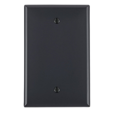 Bild von Abdeckplatte US 1 sw | Abdeckplatte Single-/1-Gang US-Format für die Atmosphere & neWR Bedienungen, schwarz