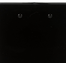 Bild von Abdeckplatte US 2 sw | Abdeckplatte Dual-/2-Gang US-Format für die WTSD Mischer, schwarz