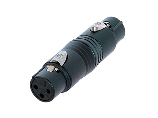 Bild von NA3FF-B | Adapter XLR female auf XLR female, schwarz