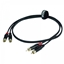 Bild von EC-A3-CLMM-4 | 4m Stereokabel 2x Cinch Stecker auf 2x Cinch Stecker, 2 pol