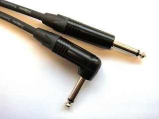 Bild von SOUNDF_PPR | _m Soundflex Instrumentenkabel mit Klinkenstecker 6,35 mm 2pol. / Winkel-Klinkenstecker 6,35 mm 2pol.; asymmetrisch