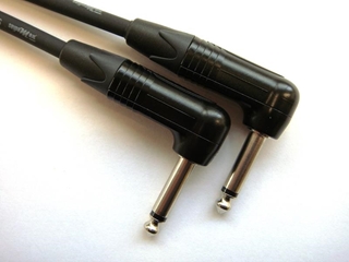 Bild von SOUNDF_PRPR | _m Soundflex Instrumentenkabel mit Winkel-Klinkenstecker 6,35 mm 2pol. / Winkel-Klinkenstecker 6,35 mm 2pol.; asymmetrisch