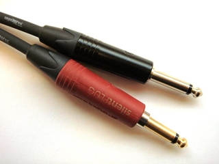 Bild von SOUNDF2PPSL | 2m Soundflex Instrumentenkabel mit Klinkenstecker 6,35 mm 2pol. / Silent-Plug Klinkenstecker 6,35 mm 2pol.; asymmetrisch