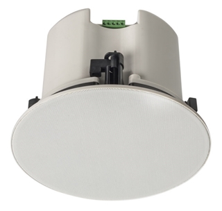 Bild von DL-S25-130/Tplus-EN54 | randloser-Deckeneinbau-Lautsprecher, 25 Watt, 130mm/5", 2-Weg, magnetische Gitterbefestigung, Zertifizierung gemäss EN54-24