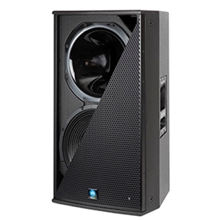 Bild von P3-12-RD-BK | Aktiver 3-Weg 12"/6.5"/3" Full Range Lautsprecher mit analog, AES/EBU, Dante (redundant) inputs & RHAON DSP, 90x40° - Black