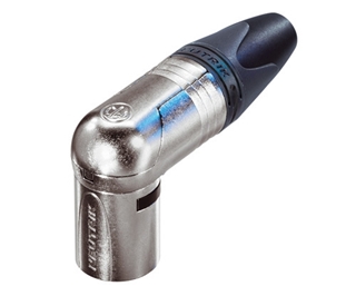 Bild von NC3MRX | Winkel XLR 3pol. 90° male, Nickel Gehäuse, Silber Kontakte