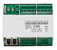 Bild von 4E-AM448 | Amplifier & Loudspeakerline Monitoring module, 4x amplifier channels into 4x AB speakerline output EN54-16