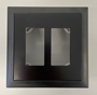 Bild von UP US Edue 2 sw | UP US Dual Decora EDIZIOdue Adapter Kit for 2 neWR5 Series & Atmosphere Remotes, schwarz