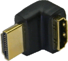 Bild von HDMIFMWO | Winkeladapter HDMI Stecker auf HDMI Buchse nach oben
