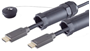 Bild von EC-HO2A-50 | 50m HDMI 2.1 Hybrid Fiber AOC Active Optical Cable mit Armierung und Schutzkappen unterstützt 8K@60Hz, 48Gbps