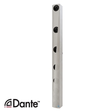 Bild von IC16-8-RD-WT | Iconyx 3x 4" mit je 3x 1" Coax & 5x 4" Digitally Steerable Column with Dante - White