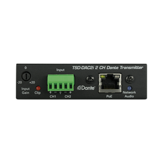 Bild von TSD-DAC2I | 2-Channel Balance Mic/Line Input to Dante® Interface