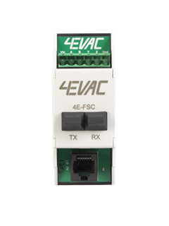 Bild von 4E-FSC-M | Fibre-optic interface module, 1x CAT5 G-Net to 2xSC (Multi-mode) EN54-16