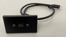 Bild von proFLF® USB-C USB-C FM sw | proFLF® mit USB-C 3.1 Kabelpeitsche f/m; schwarz