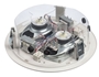 Bild von DL-E-AB06-100/T-EN54 safe | Deckeneinbau-Lautsprecher, E, 2x 6 Watt, 2x 100mm/4",  für A/B-Verkabelung, Zertifizierung gemäss EN54-24