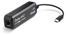 Bild von ADP-USBC-AU-2X2 | Dante AVIO USB-C IO Adapter 2x2