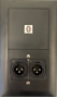 Bild von proDT® BI/2XO UP sw | Unterputzanschluss mit Bluetooth Input und 2x XLR Output male auf/von Dante, EDIZIOdue, schwarz