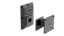 Bild von AS-UL-B | 6/8" AS and FS Serie Large Universal Wandhalter, schwarz