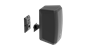 Bild von AS-UL-B | 6/8" AS and FS Serie Large Universal Wandhalter, schwarz