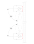 Bild von HK-ICLX-WT | Hinge kit for ICLX and ICLXL - White