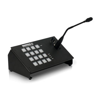 Bild von IED5416CS-G | Digitale Sprechstelle 16 Tasten mit Schwanenhalsmikrofon