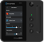 Bild von C-T4BT-B | 4.3" Touchbedienung mit Volume Slider, 3 Tasten, Bluetooth Remote Audioeingang und Bewegungssensor, schwarz