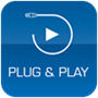 Bild von C-T4BT-B | 4.3" Touchbedienung mit Volume Slider, 3 Tasten, Bluetooth Remote Audioeingang und Bewegungssensor, schwarz
