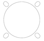 Bild von proFLF® D-SERIE XL | proFLF® mit Ausschnitt D-Serie XL; weiss
