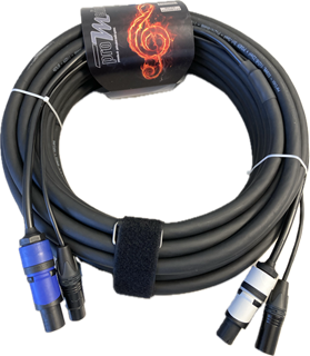 Bild von AESPWR_P3 | _m active AES/EBU Hybridkabel mit powerCON OUT/IN & XLR 3pol. female/male