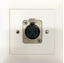 Bild von proDT® XI UP ws | Unterputzanschluss mit XLR Input female auf Dante, EDIZIOdue, weiss