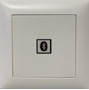Bild von proDT® BI UP ws | Unterputzanschluss mit Bluetooth Input auf Dante, EDIZIOdue, weiss