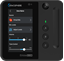 Bild von C-T4-B | 4.3" Touchbedienung mit Volume Slider, 3 Tasten und Bewegungssensor, schwarz