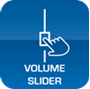 Bild von C-T4-B | 4.3" Touchbedienung mit Volume Slider, 3 Tasten und Bewegungssensor, schwarz
