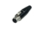 Bild von RT3MC-B | Mini-XLR 3pol. male, schwarzes Gehäuse, Gold Kontakte