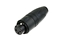 Bild von NC3FXX-HD-B-D | XLR 3pol. female, schwarzes Gehäuse, Gold Kontakte, spritzwasserdicht nach IP67