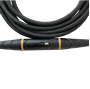 Bild von NXT-M1-XLFM-1 | 1m XLR female auf XLR male Mikrofonkabel Analog mit gold Kontakten