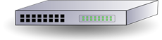 Bild von SWITCH10POE | 8+2 Port (PoE+) managed Gigabit Switch
