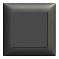 Bild von UP BLIND Edue sw | Unterputzblindabdeckung EDIZIOdue, schwarz