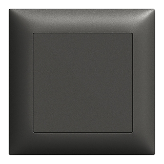 Bild von UP BLIND Edue sw | Unterputzblindabdeckung EDIZIOdue, schwarz