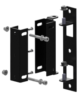 Bild von W-WALL-UBX-PT-BK | Optional Pan and Tilt wall bracket for UBX Series loudspeakers - Black
