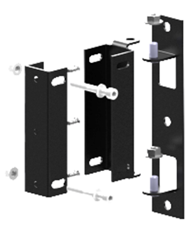 Bild von W-WALL-UBX-PT-WT | Optional Pan and Tilt wall bracket for UBX Series loudspeakers - White