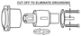 Bild von NAUSB3-B | Feed through USB A zu USB B 3.0; D-Gehäuse schwarz