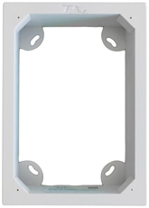 Bild von AP EDIZIO 4x2 | Aufputzrahmen EDIZIO 4x2 aus Hartholz, weiss