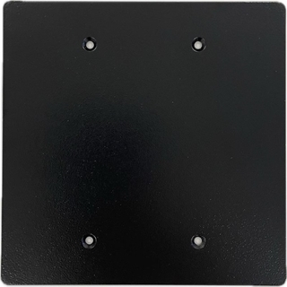 Bild von AZ BLIND 2 sw | Blindabdeckung Dual-/2-Gang für 19" Panel BB-PLT-PNL, schwarz