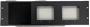 Bild von AZ BLIND 2 sw | Blindabdeckung Dual-/2-Gang für 19" Panel BB-PLT-PNL, schwarz