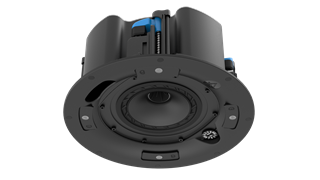 Bild von FC-4TLP | IsoFlare™ 4" Premium Low Profile Coax Deckenlautsprecher wetterfest IP44 mit 30 W | 100 V / 8 Ohm, weiss
