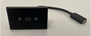 Bild von proFLF USB-C USB-C sw | proFLF® mit USB-C 3.1 Kabelpeitsche f/f; schwarz