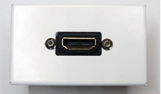 Bild von proFLF HDMI | proFLF® mit HDMI Durchführung f/f; weiss