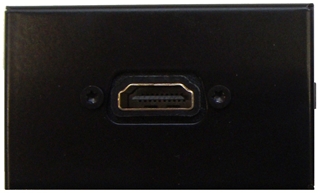 Bild von proFLF HDMI sw | proFLF® mit HDMI Durchführung f/f; schwarz